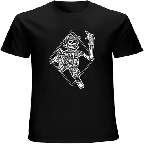 Nick's Sport Shop Firearms Training Mens T-Shirt Graphic Unisex Summer tee Black M