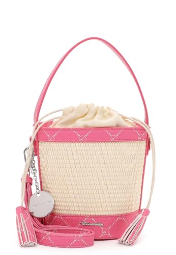 Sac bandoulière Tamaris Anna Hobo Bag rose écru grand format tendance femme