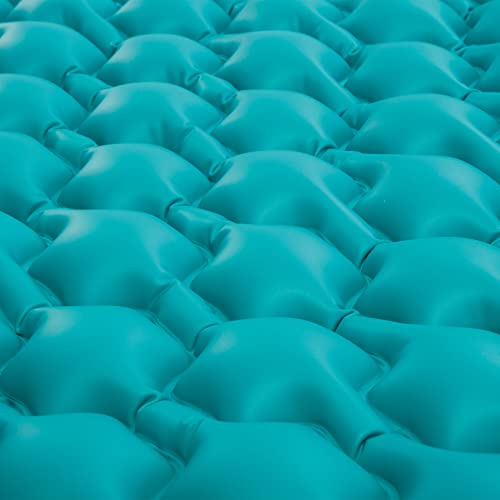 Intex 56841EP Giant Inflatable Floating Water Mat Relaxing Platform Pad for Pools and Lakes with 4 Connect 'n Float Connectors, Teal by Intex - Image 9