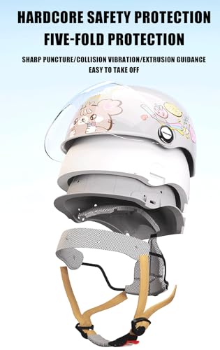 Casco para ciclomotor para niños con visera solar y protección homologada ECE 22.06 4