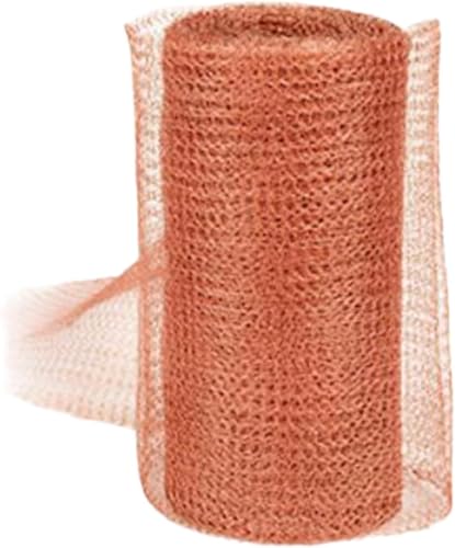 銅メッシュ ネット すき間対策 コウモリ ネズミ ナメクジ 鼠 侵入防止 銅製メッシュシート カット可能 DIY 撃退グッズ 駆除 防護ネット12.7cm×3m