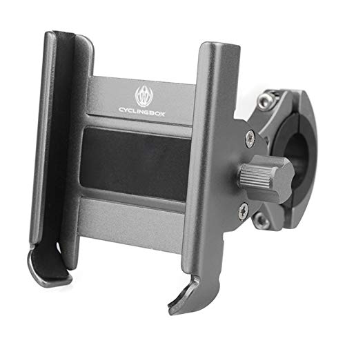 DECDEAL Suporte de telefone móvel para bicicleta em liga de alumínio com rotação de 360 ° ajustável