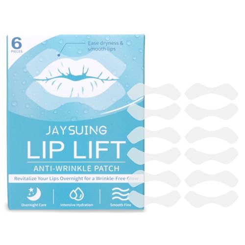 6 Pcs Anti Wrinkle Patches for Lip, Smile Line Patches, Smooth Fine Lines & Wrinkles, Gentle Soothing Moisturizing Silicone Patches for Wrinkles, Lip Mask Overnight, Primer Before Makeup Patch
