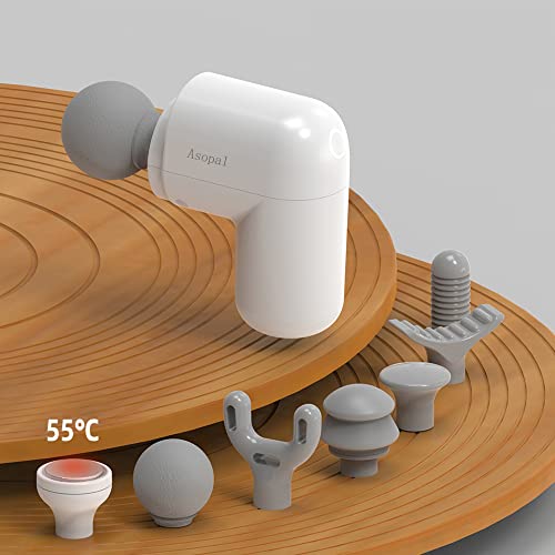 Asopal Mini-Massage Gun, Pocket Size, Portable-Massage-Gun, Deep Tissue Massage Gun, Percussion-Massage Gun, Real Small Silent Muscle Massage Gun With Carrying Bag #TOP5