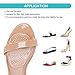 Doact Plantillas, Plantillas Gel Antideslizantes Almohadillas Plantar, Gel Amortiguación Antideslizante Zapatos, Medio...