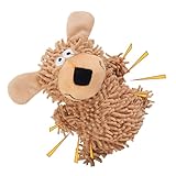 Textura suave de peluche: este juguete chillón para perros tiene una textura exterior de felpa ultra suave que ofrece una experiencia de masticación muy cómoda. Calma a los perros sensibles, es muy delicada en las encías y hace que cada momento de juego, tanto en interiores como en exteriores, calmante y agradable para los animales ansiosos. Su diseño promueve el bienestar y la calma durante las actividades.