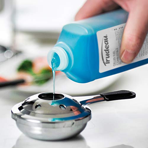 Trudeau Gelled Fuel Fondue Set, 17 oz, Blue