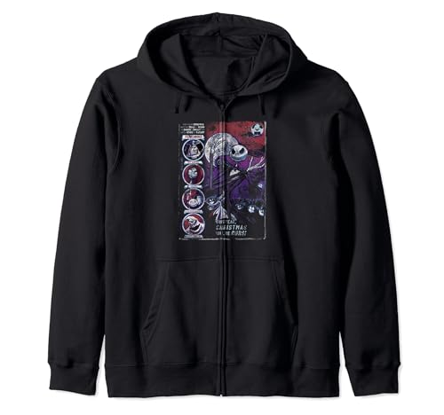 Sweat à capuche Disney The Nightmare Before Christmas pour fan de l'univers de Tim Burton