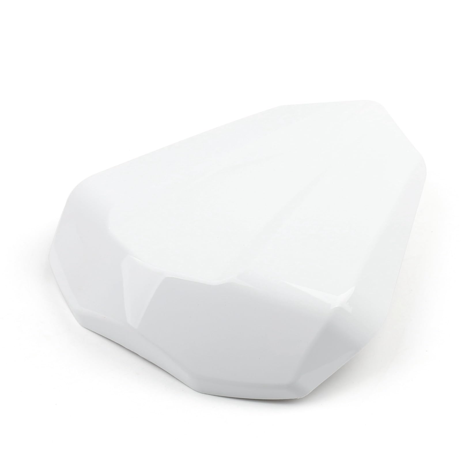 Asiento moto colín monoplaza Yamaha R6 2006-2007 sustitución trasera ABS blanco 5
