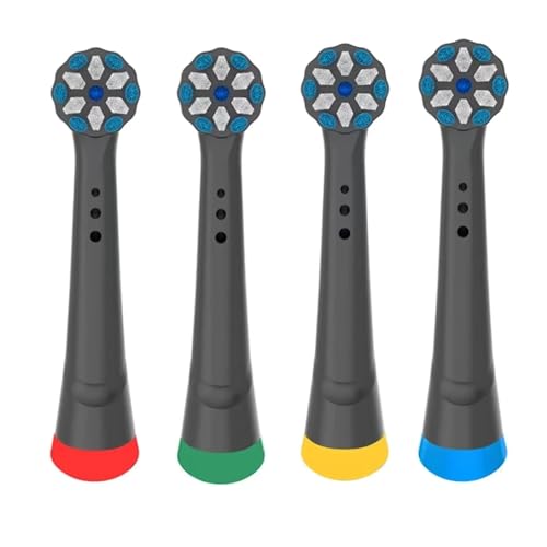 �I�[���� B �ɑΉ��AiO 3/4/5/6/7/8/9/10 �V���[�Y���ɂ̃N���[���d�����u���V�����p�u���V�w??�b�h�A4 �p�b�N(4pcs Black)