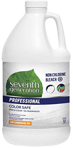 Single Seventh Generation Professional Non Chlorine Bleach, Free and Clear, Unscented, Color-Safe, 64 Fluid Ounce - 1 Each