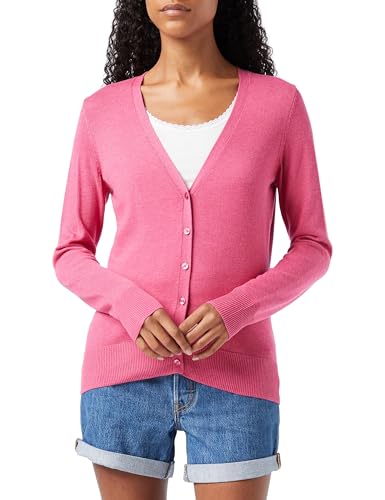 Amazon Essentials Damen Leichter Cardigan mit V-Ausschnitt (in Übergröße erhältlich), Rosa Heide, XL