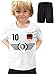 DE FANSHOP Kinder Personalisiertes Deutschland Trikot Set 6D