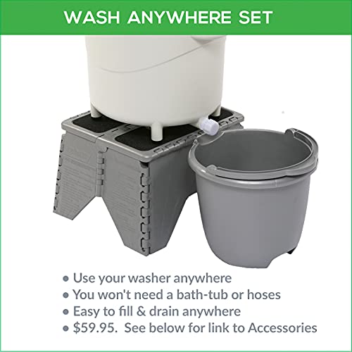 Lavario Portable Clothes Washer (Manual NonElectric Portable Washing