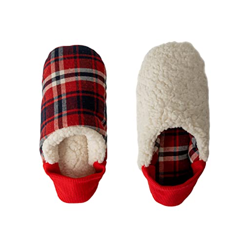 Image of Reversible Japanese House Shoes, Fleece Lining