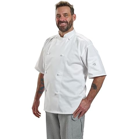 Mercer Culinary Genesis Chef Jacket, White Cover