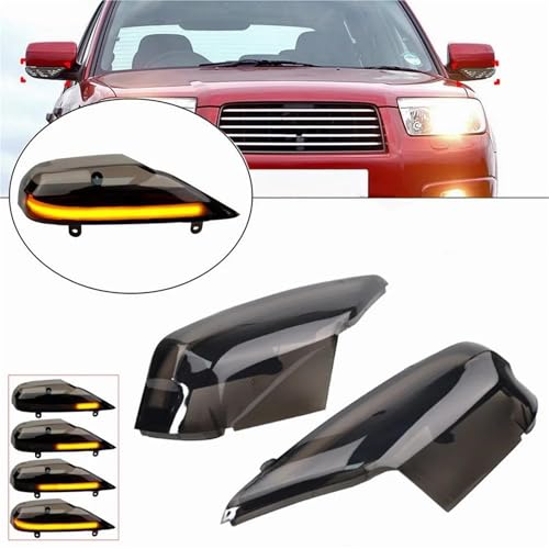 Intermitentes dinámicos de espejo para Subaru Forester y Outback 2003-2008 luces LED 2