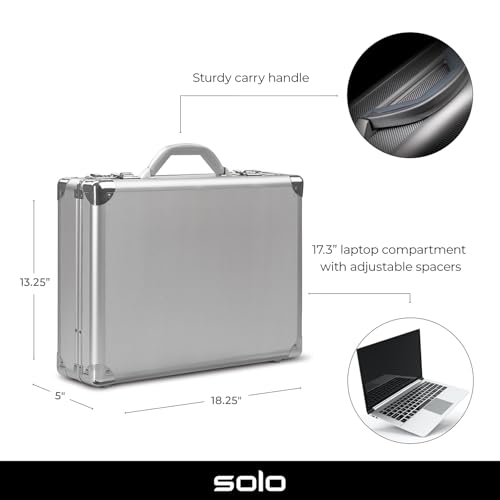 Solo New York AC100-10 Solo Fifth Avenue Aluminum Attaché Briefcase thumb #1