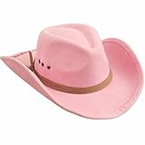 Mud Pie Girls Pink Cowboy Hat (one size)