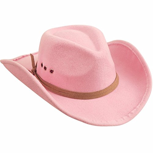 Mud Pie Girls Pink Cowboy Hat (one Size)