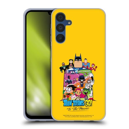 Funda de gel Teen Titans Go Samsung Galaxy A15 carcasa suave de la Liga de la Justicia para móvil