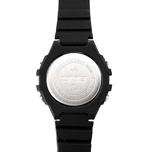 Relógio digital infantil Doneioe para meninos e meninas com 7 cores de fundo de LED 5 ATM à prova d