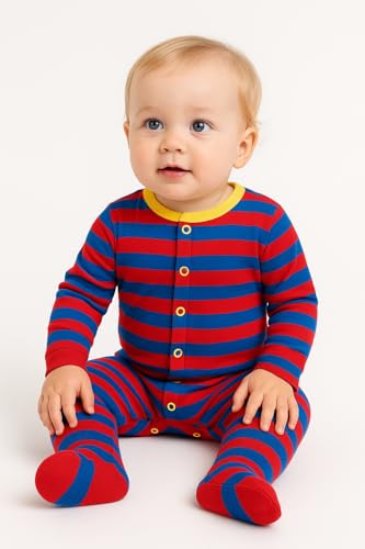 Image of TuddyBuddy 100% Cotton Multi Color Zipper Romper Sleepsuit /Romper /Jumpsuit for Baby Boy & Baby Girl