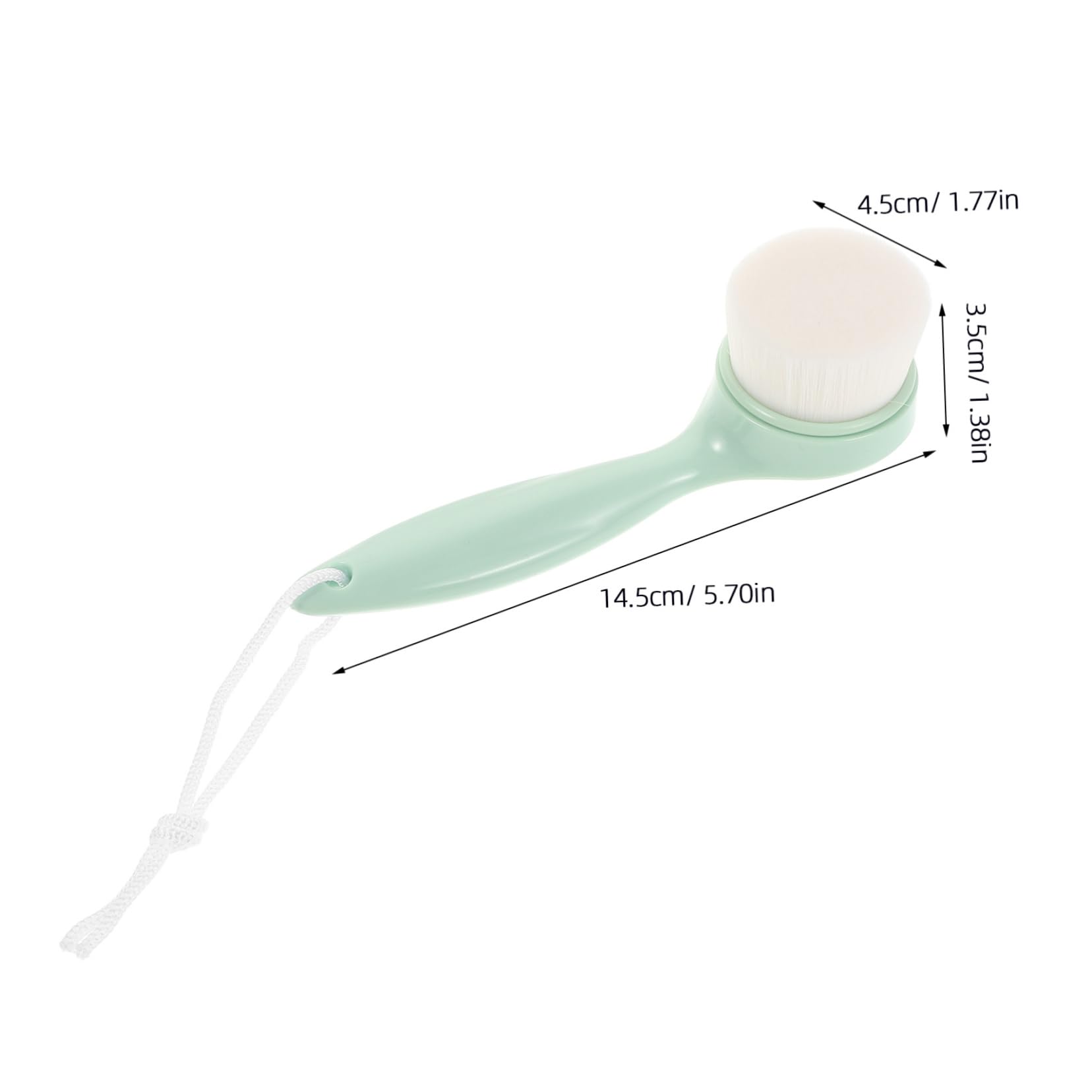 AUTSUPPL Travel Face Brush Makeup Brush Remover Cleaner Soft Bristle Face Scrubber for Sensitive Skin