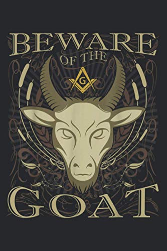 Masonic Beware Of The Goat Funny Freemason: Management Notebook - Perfect size, 112 Pages