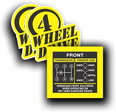 Amazon.com: Transmission Shift Pattern Decal Sticker, Compatible with ...