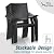 PHI VILLA 9 Pieces Patio Dining Table Set for 8, 60” Square Metal Wrought Iron Dining Table & Stackable Dining Chairs, Large Dining Furniture Set for Outdoor Deck, Yard, Porch
