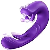 Vibratorensets für Frauen Dildo Vibrator, Sex Spielzeug für die Frau mit 5 Zungenlecken 5 Flatternmodi 5 Vibrationmodi, Vibration für Frauen Sex Toyset für Woman Vibratoren Klitoris Stimulator für Sie