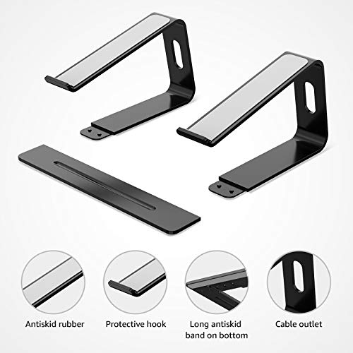 Laptop-Stand-for-Desk-Detachable-Laptop-Riser-Notebook-Holder-StandErgonomic-Aluminum-Laptop-Mount-Computer-Stand-Compatible-with-MacBook-Air-Pro-Dell-XPS-Lenovo-More-10-18-Laptops