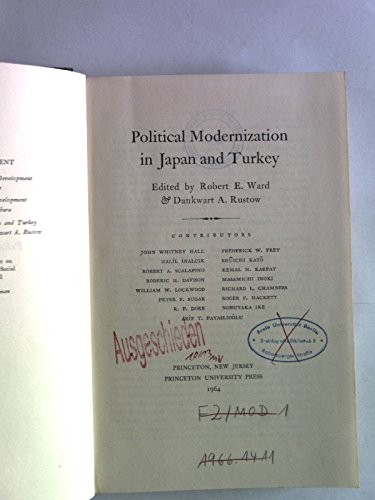 Political Modernization in Japan and Turkey 0691075166 Book Cover