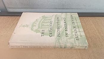 Hardcover The Criminal Prosecution in England Book