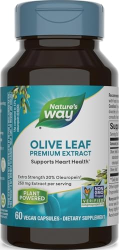 Nature's Way Olive Leaf, Premium Extract, Supports Heart Health*, 60 ct