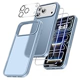 [Ajuste perfecto] La carcasa del teléfono, la lente de la cámara y el protector de pantalla no interfieren entre sí. Envuelve perfectamente el teléfono para evitar el polvo y los arañazos. Fácil acceso a la alimentación, el volumen y todos los puertos, botones y funciones gracias a los recortes precisos.