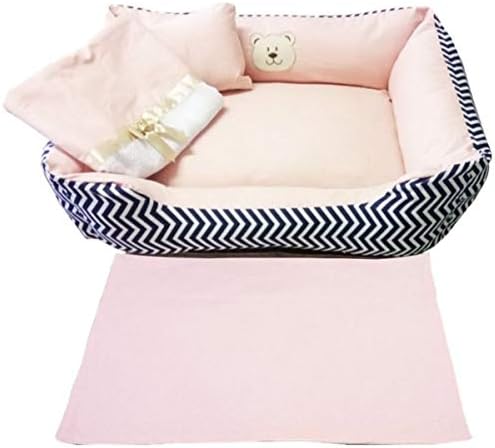 MR. PUPPY Enxoval Para Cachorro New Chevron Azul Com 05 Peças - T...