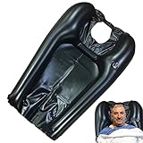 Lavabo para el cabello para acostarse, piscina de champú inflable, tazón...