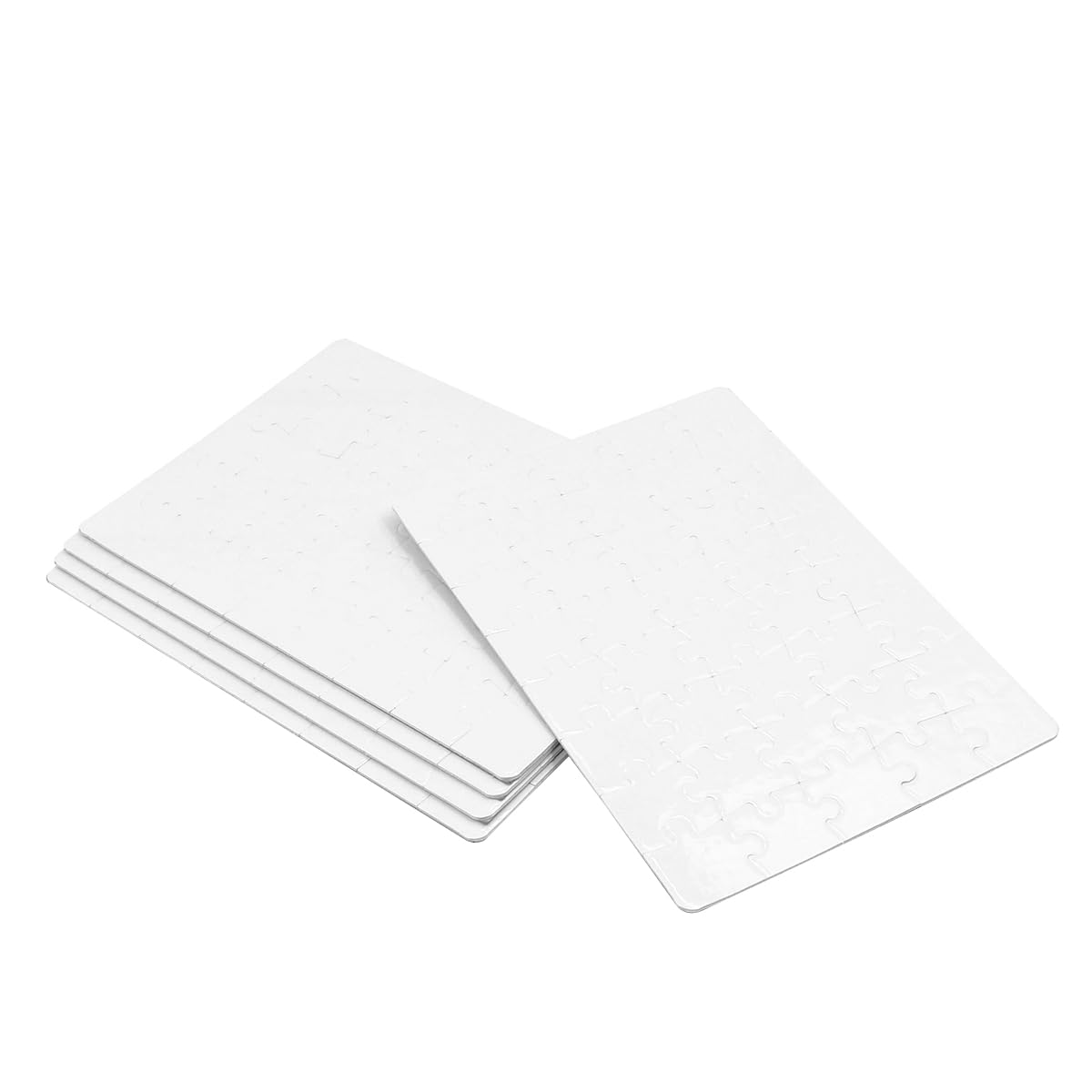 VOANZO 5 Sheet Sublimation Puzzle Blanks 40 Piece Blank Jigsaw Puzzles for Make Your Own Jigsaw Puzzle