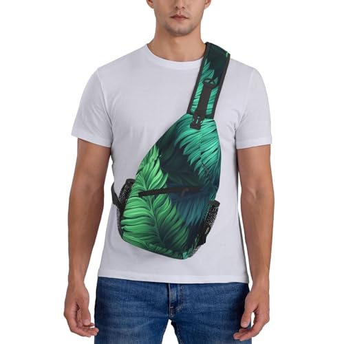 Bolso cruzado para hombre mochila de hombro tropical miniatura 7