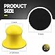 Shineboc 2 Stück 3 zoll Haken und Schlaufe Handschleifblock Polier mit Klettverschluss Pad für Polish Schleifscheiben, 3 inch Round