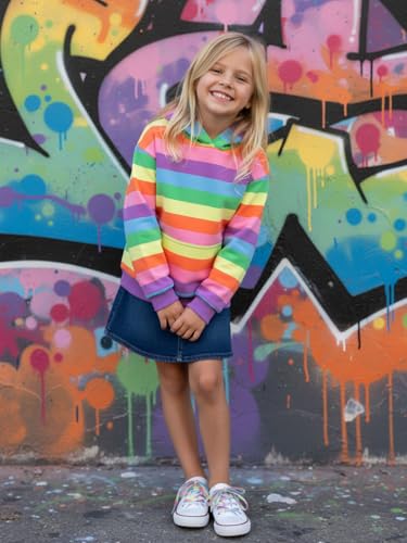Image of WELAKEN Sweatshirts for Girls Toddler & Kids II Little Girl's Pullover Tops Sweaters & Hoodies