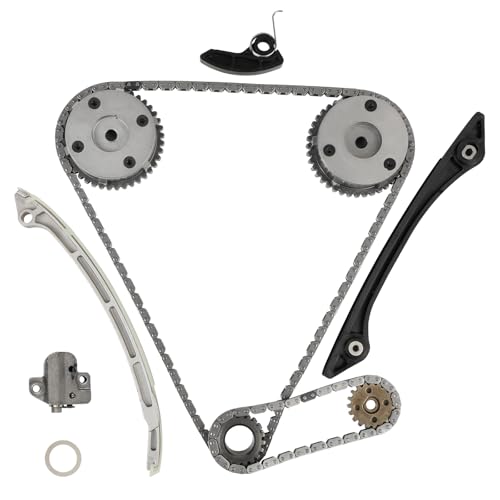 Donbalauto Timing Chain Kit 2 VVT Gear Sprocket Kit Compatible With Land Rover Range Rover, Freelander, Evoque, Discovery 2.0L Replace For CJ5E6C525AD CJ5E6C524AD CJ5E6K297AB CJ5E6K255AB