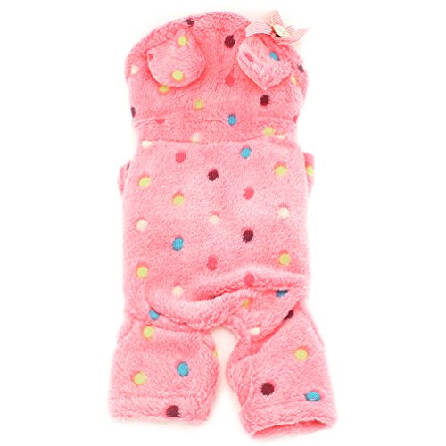 Smalllee_Lucky_Store Soft Velvet Multi-Colored Jumpsuit, Pink, X-Large #TOP16