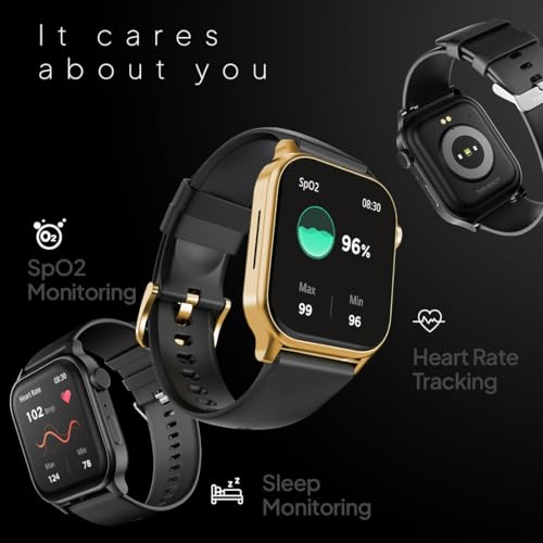 Fire-Boltt Rise Smart Watch, 1.85" HD Display, Metal Body with Bluetooth Calling, Rotating Crown, AI Voice Assistant, 120 Sports Modes, Neon UI,... - Image 6