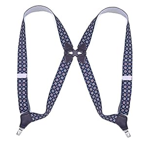 Mode Bretels Voor Mannen Side Clip Stijl Elastische Hip-clip Broek Bretels X-Back Verstelbare Bretels Geschenken