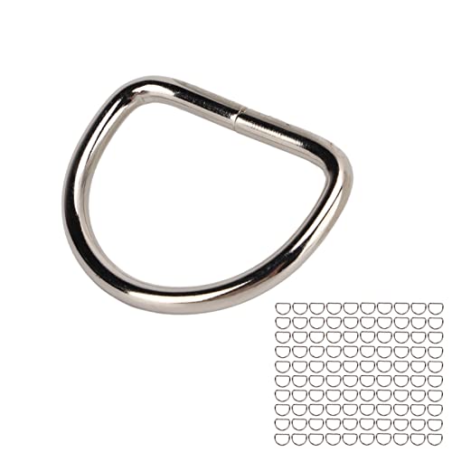 Anillos en D de metal Jeanoko para confeccionar collares de perro seguros y equipaje de viaje