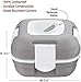Pinnacle Insulated Leak Proof Lunch Box - Thermal Lunch Container With NEW Heat Release Valve 16 oz ~Set of 2~ Blue-Green