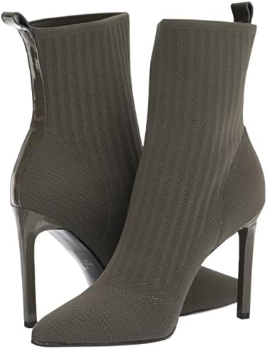 NINE WEST Women's Teoy2 Ankle Boot, Olive Green, 11 | Image 6